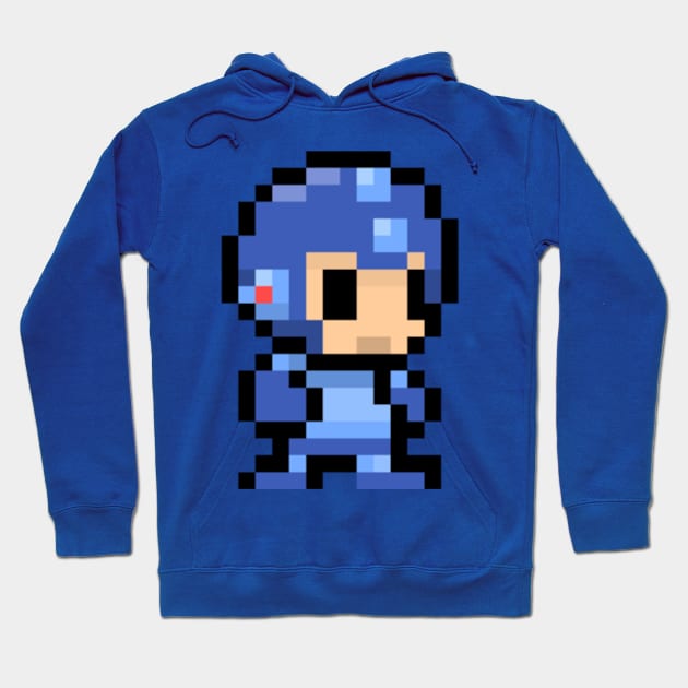 pixelated mega man Hoodie by sweendle